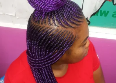 Colorful Hair Care Product Display