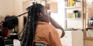 Salon Hair Styling Session